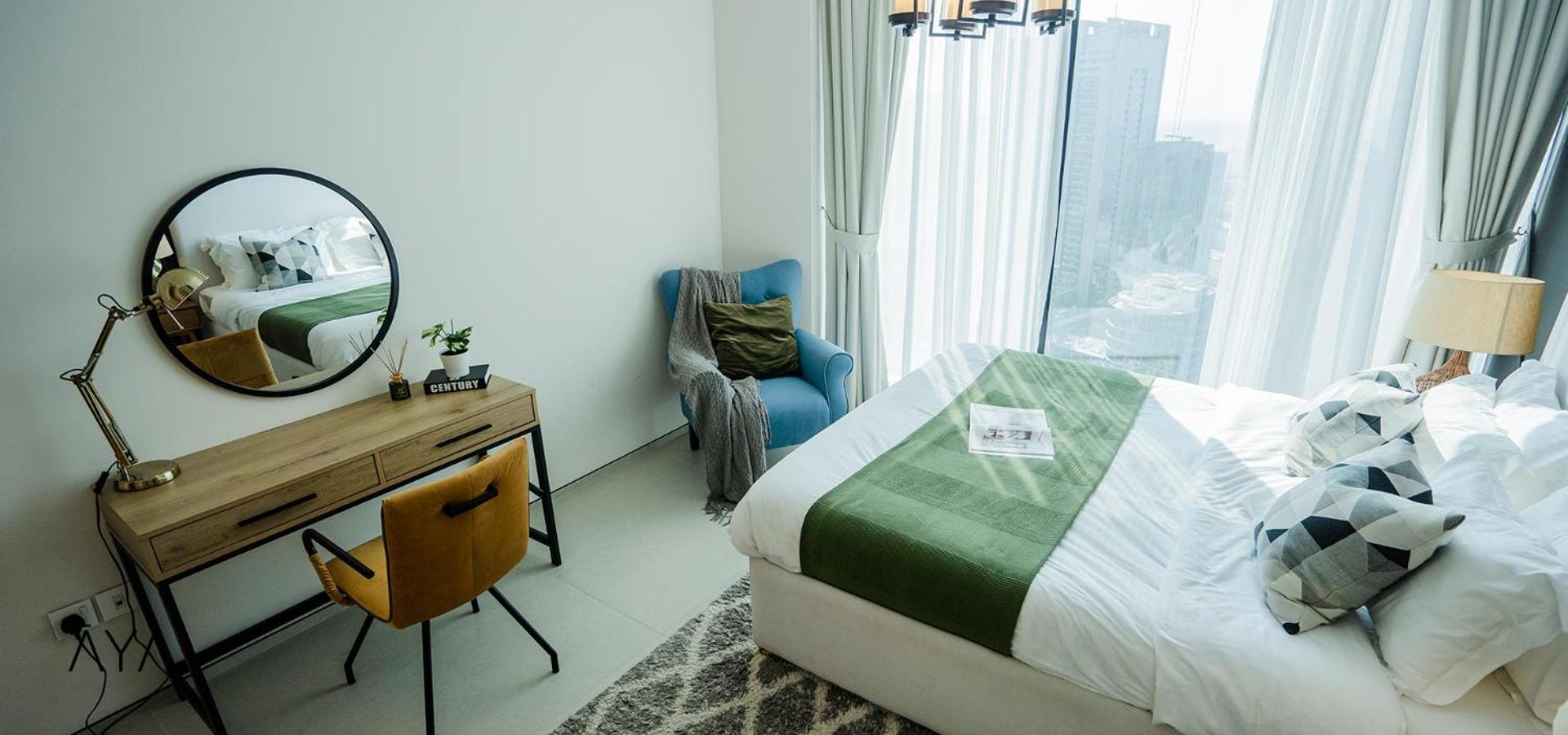Jumeirah Gate Tower 1 - Stylish Apartment With Pool & City Views Dubái Exterior foto