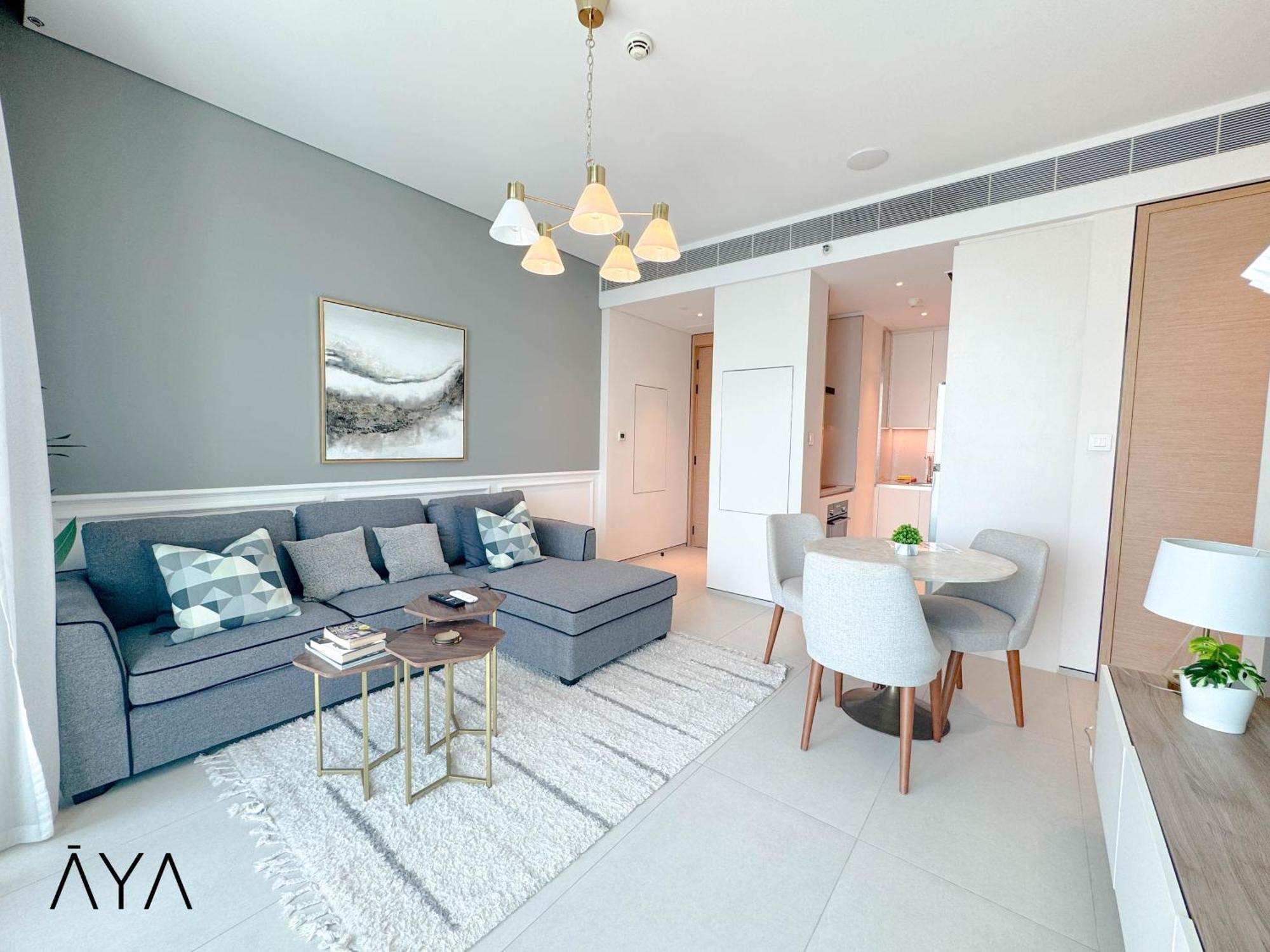 Jumeirah Gate Tower 1 - Stylish Apartment With Pool & City Views Dubái Exterior foto
