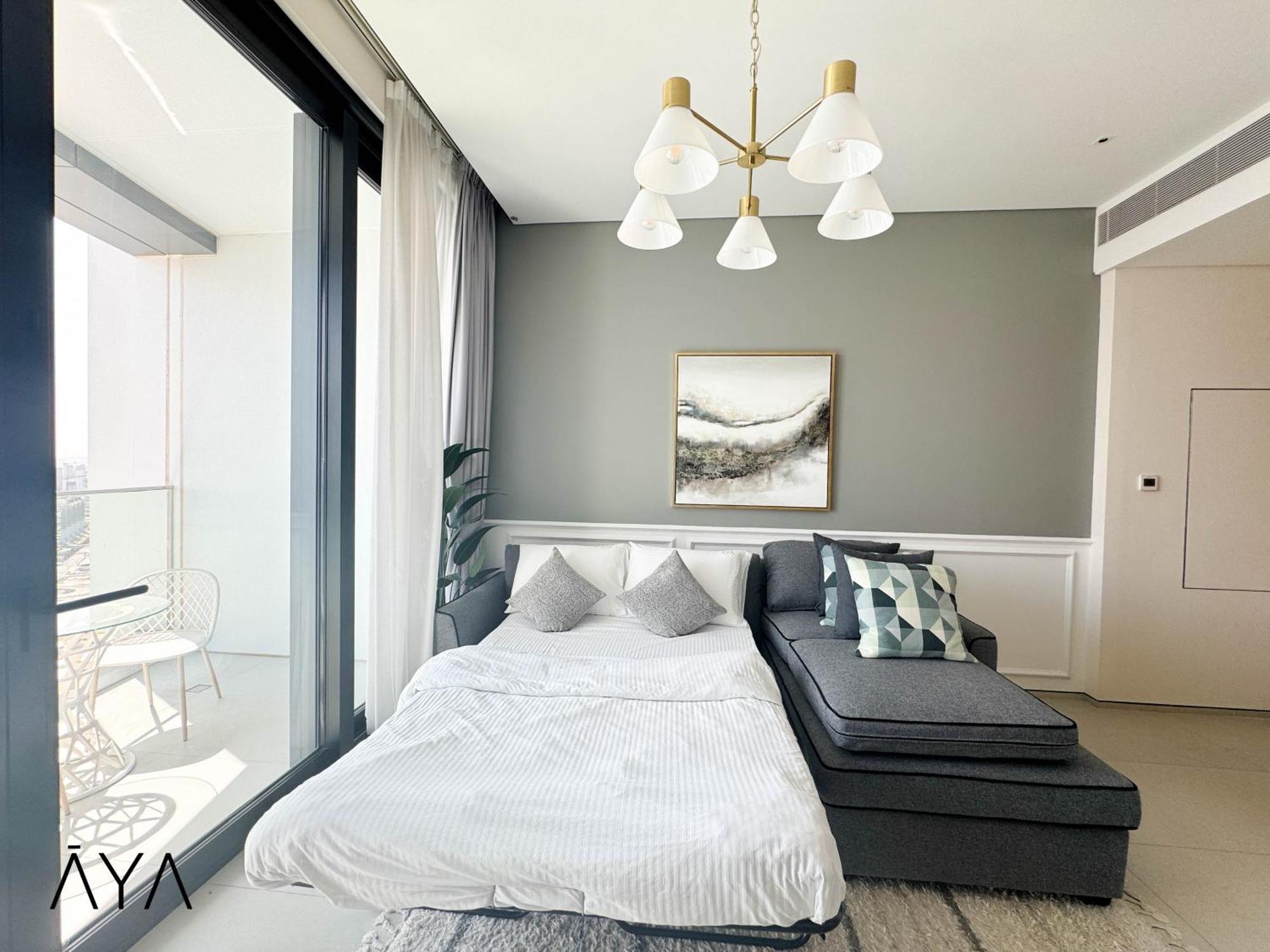 Jumeirah Gate Tower 1 - Stylish Apartment With Pool & City Views Dubái Exterior foto